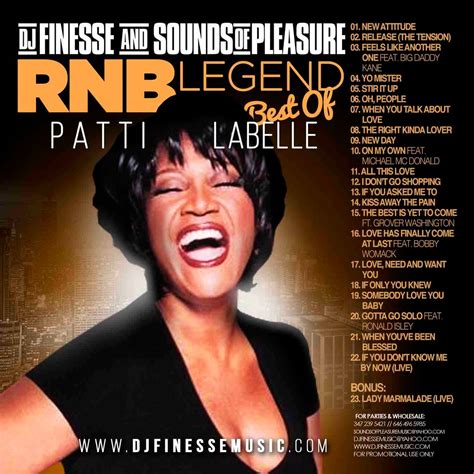 dj finesse mixtapes — rnb legend mix best of patti labelle website exclusive
