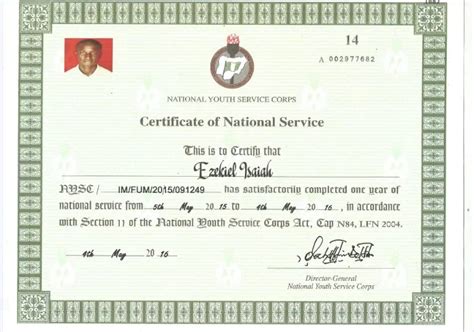 Does Nysc Certificate Show Date Of Birth School Contents