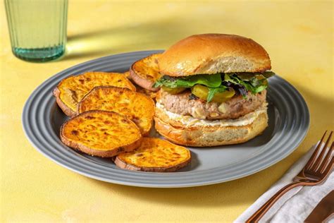 Jalapeño Popper Pork Burgers Recipe HelloFresh