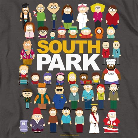 Cast Photo South Park T Shirt