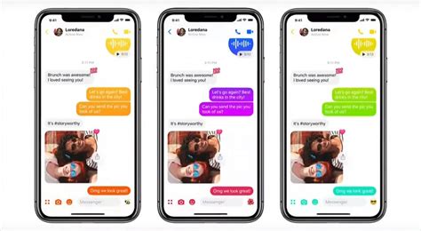 Facebook Messenger Update Shown Off In Images Dark Mode Simplified Ui And Custom Chat Bubbles