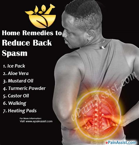 Home Remedies For Back Spasm