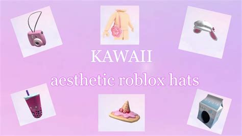 Kawaii Aesthetic Roblox Hats Youtube