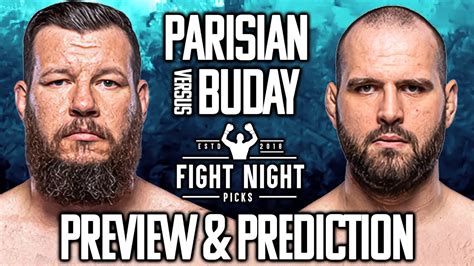Ufc Fight Night Josh Parisian Vs Martin Buday Preview And Prediction Youtube