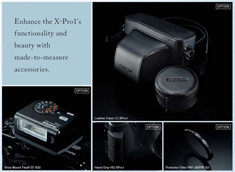Fujifilm X Pro1 Premium Accessories Announced Ephotozine