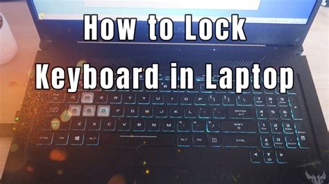 How To Unlock Keyboard On Pc Laptop How To Disable Laptop Keyboard On