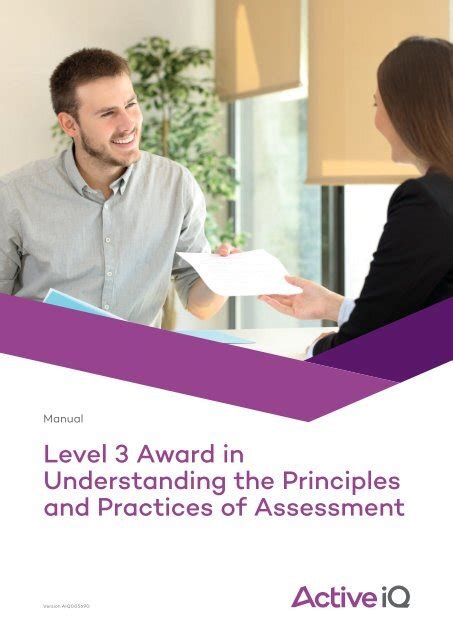 Active Iq Level 3 Certificate In Assessing Vocational Achievement Sample Manual
