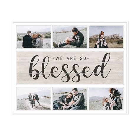 Belle Maison 6 Opening Blessed Collage Wall Frame