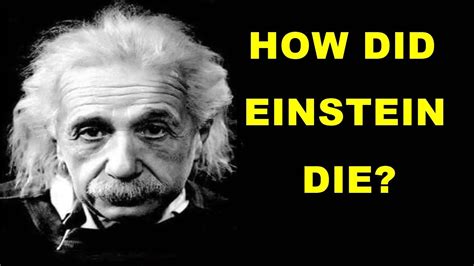 I idolised sean as a comic long before i became a comedian myself and ten years working alongside him didn't diminish that in the. How Did Albert Einstein Die? - YouTube