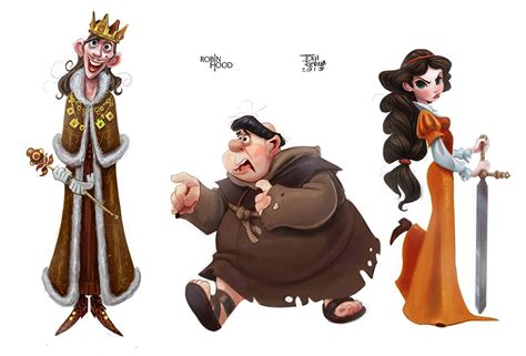 Robin Hood Character design. on Behance | Character design, Cartoon character design, Character 