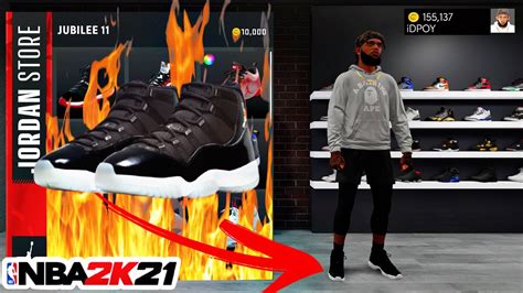 New Nba 2k21 Next Gen Jordan 11 Jubilee Customs Youtube