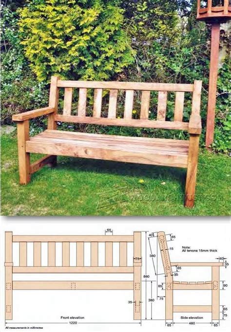 These plans allow the woodworker to save time and to be productive in the woodworking shop. Build Garden Bench - Outdoor Furniture Plans and Projects ...