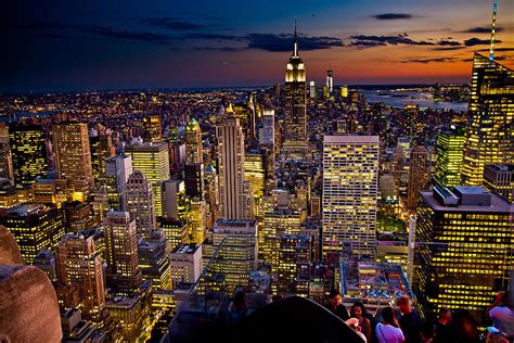 New York Night Landscape Photograph By Amador Esquiu Marques