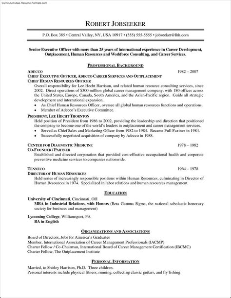 Chronological Resume Template Word Free Samples Examples And Format