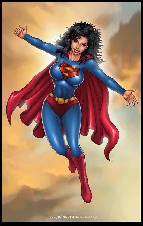Commission Earth Superwoman By Johnbecaro On Deviantart