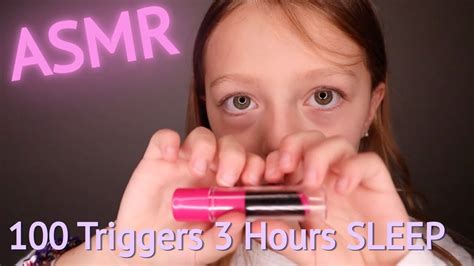 Asmr 100 Triggers In 3 Hours For People Who Need Sleep Or A Nap Whispering Tapping Relaxing