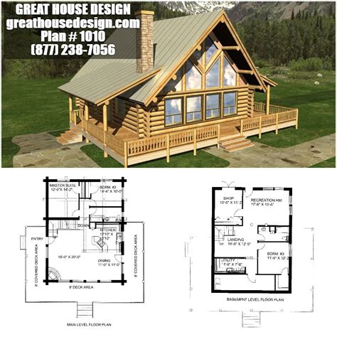 A Frame Log Home Floor Plans Floorplansclick