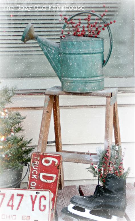 The Cozy Old Farmhouse A Junky Christmas Porch