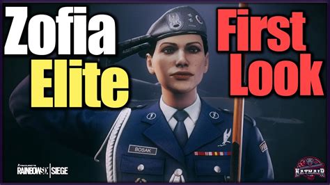 Zofia Elite First Look Gameplay Rainbow Six Siege YouTube