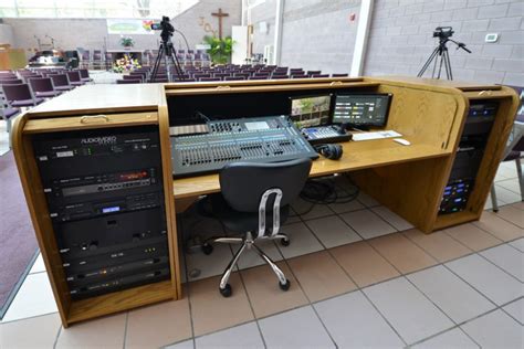 sound booth desk with cabinet - Yahoo Image Search Results | Sound room