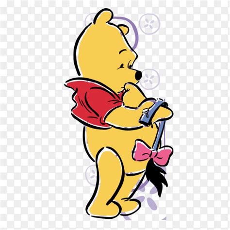 Winnie The Pooh Cartoon On Transparent Background Png Similar Png