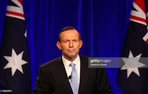 newly elected prime minister tony abbott speaks to the crowd on news photo getty images