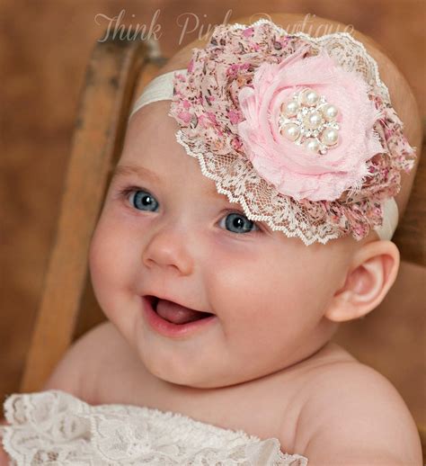 Baby Headband Baby Headbands Newborn Headband By Thinkpinkbows