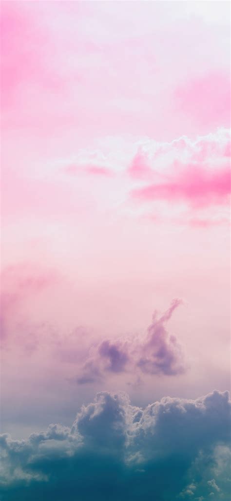 Free Download Aesthetic Clouds And Pink Sky 4k Phone Wallpaper