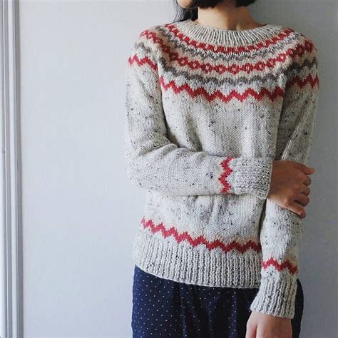 Knit Fair Isle Sweater Pattern Printable Templates Free