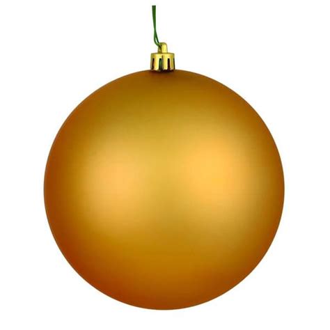 Vickerman 571989 Gold Colored Christmas Tree Ball Ornament