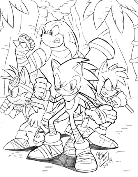 Sonic Para Colorear Dibujos Faciles