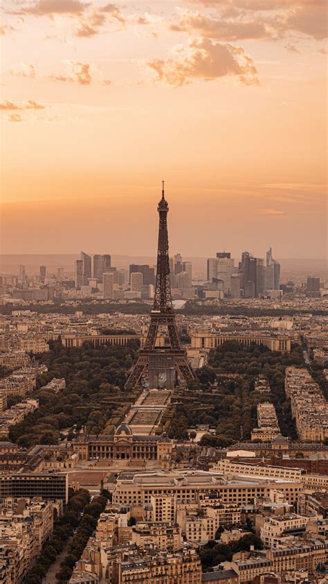 Download Wallpaper 2160x3840 Eiffel Tower Architecture Buildings