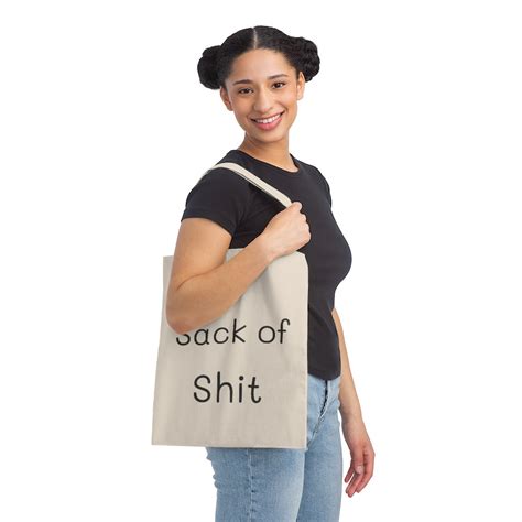 Sack Of Shit Grocery Tote Bag Etsy