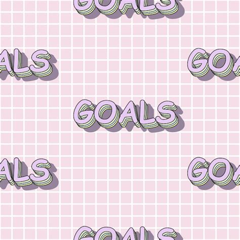 premium vector cute goals seamless pattern