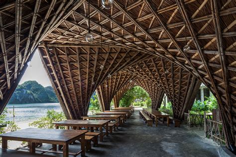 Vo Trong Nghia Architects Builds Castaway Island Resort From Bamboo Bamboo Architecture