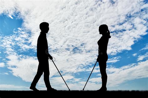 Blind people is about a man, ray, who hates his life and will do anything to get back to the one blind people shows the results of reducing life's problems to their emotional end, instead of their. Blind Men And Women Disabilities With Cane Day Stock Photo ...