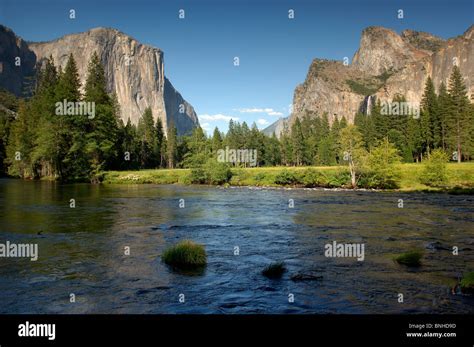 Usa California El Capitan Merced River Yosemite Valley Yosemite