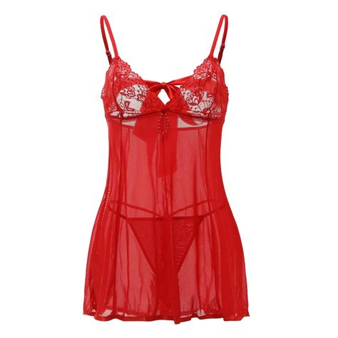 Plus Size S M L XL 2XL Deep V Lace Hot Sexy Lingerie For Women Sexy