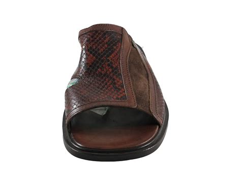 Davinci 7349 Mens Italian Leather Slipper Sandal