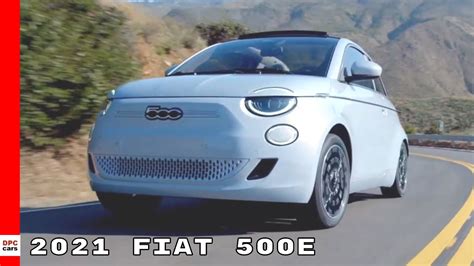 New 2021 Fiat 500e Electric Youtube