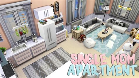 Single Mom Apartment 💕 The Sims 4 Apartment Renovation Speed Build