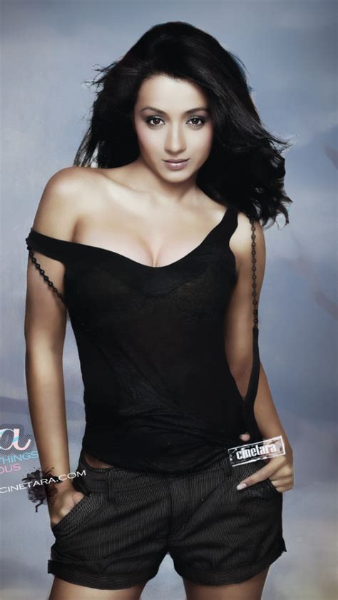 Free Download Trisha Krishnan Looking Sexy In Black Trisha Hot Maxim