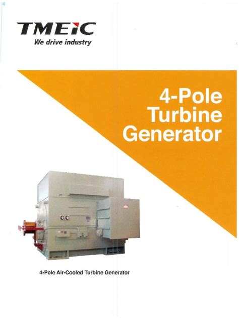 Tmeic 4 Pole Generator Electric Generator Rectifier