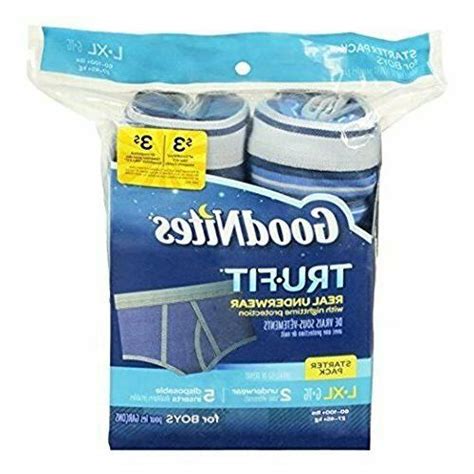 Goodnites Tru Fit Real Underwear With Nighttime Protection Starter