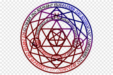 Blue And Red Pentagram Illustration Dungeons And Dragons Magic The