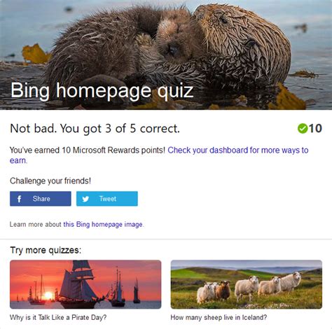 Bing Quiz Today Bing Bing Search Trends Quiz Facebook Get Out Your