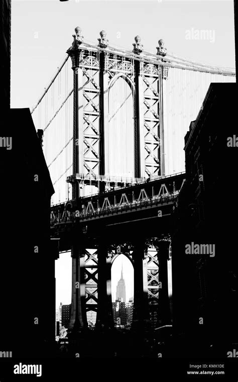 Manhattan Bridge New York City Usa Stock Photo Alamy