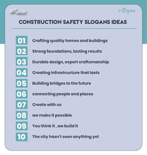 105 Unique Construction Safety Slogans Ideas And Examples