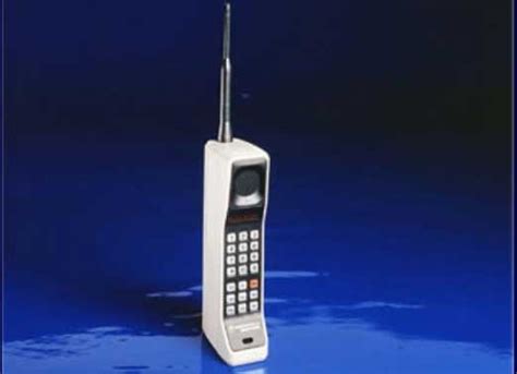The First Mobile Phone Motorola Dynatac 8000x 1983 Motorola