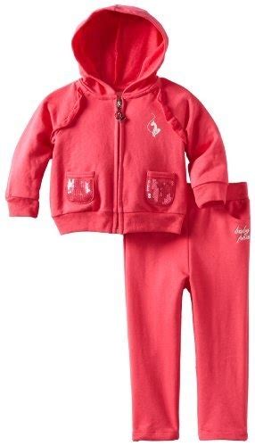 Baby Phat 2 Pc Track Set Geranium 12 Months Infant And